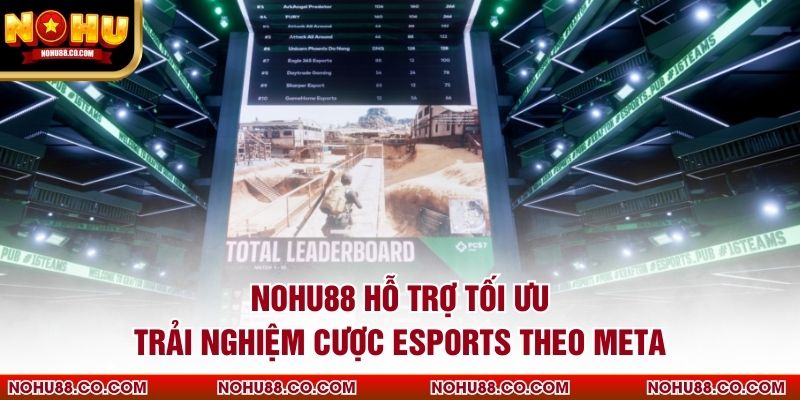 Nohu88 hỗ trợ tối ưu trải nghiệm cược esports theo meta