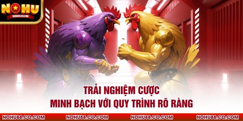 Trải nghiệm cược minh bạch với quy trình rõ ràng